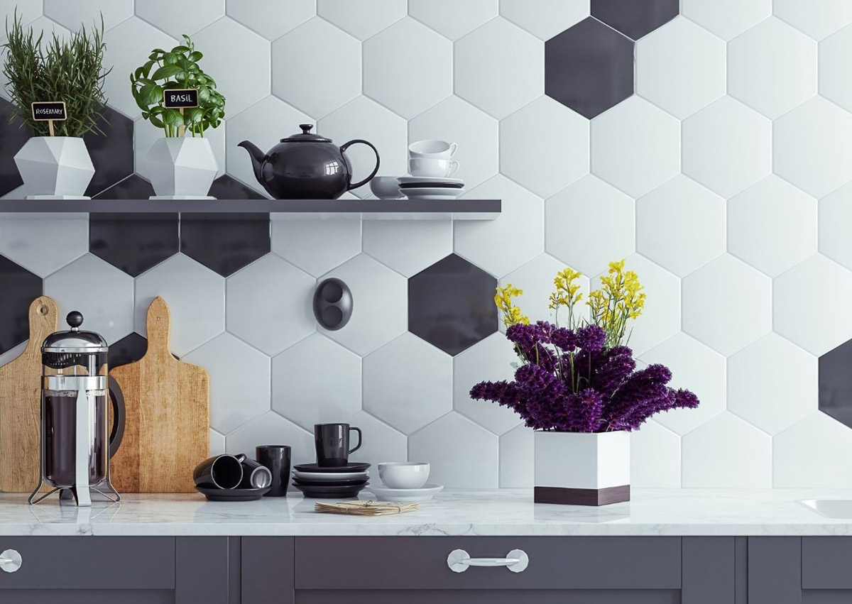 Foto Idee per il rivestimento paraschizzi in cucina