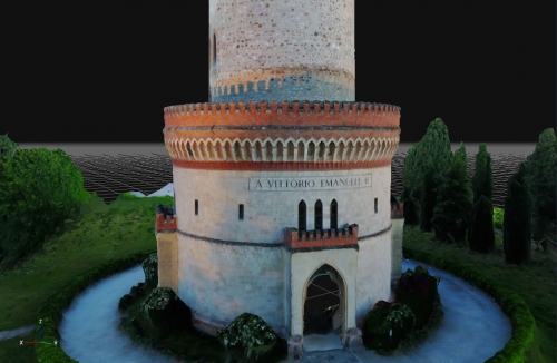 Rilievo 3D Torre di Solferino