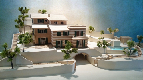 Progettazione e realizzazione plastico per società immobiliare a Golfo Aranci (SS)